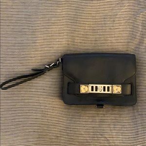 Proenza Schouler Ps1 wristlet black leather